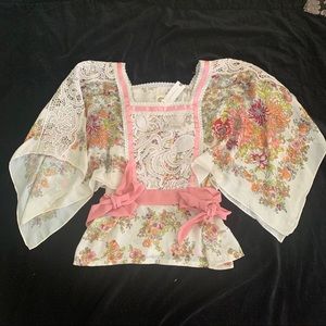 Floral Blouse from Anthropologie